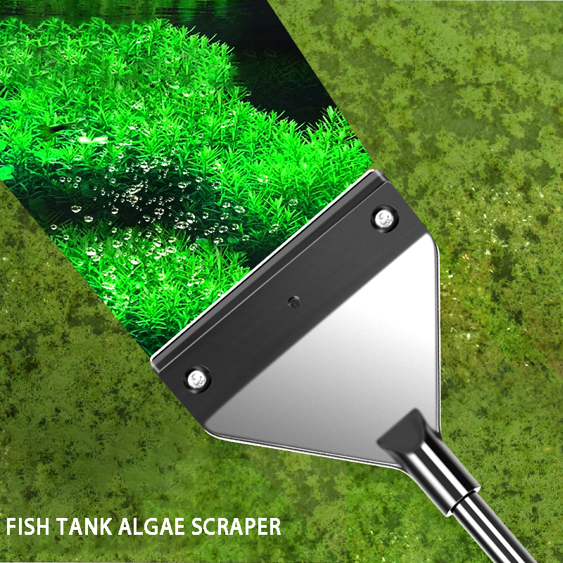 Marine Aquarium Glass Scraper - Aquarium cleaning tool fish tank flat