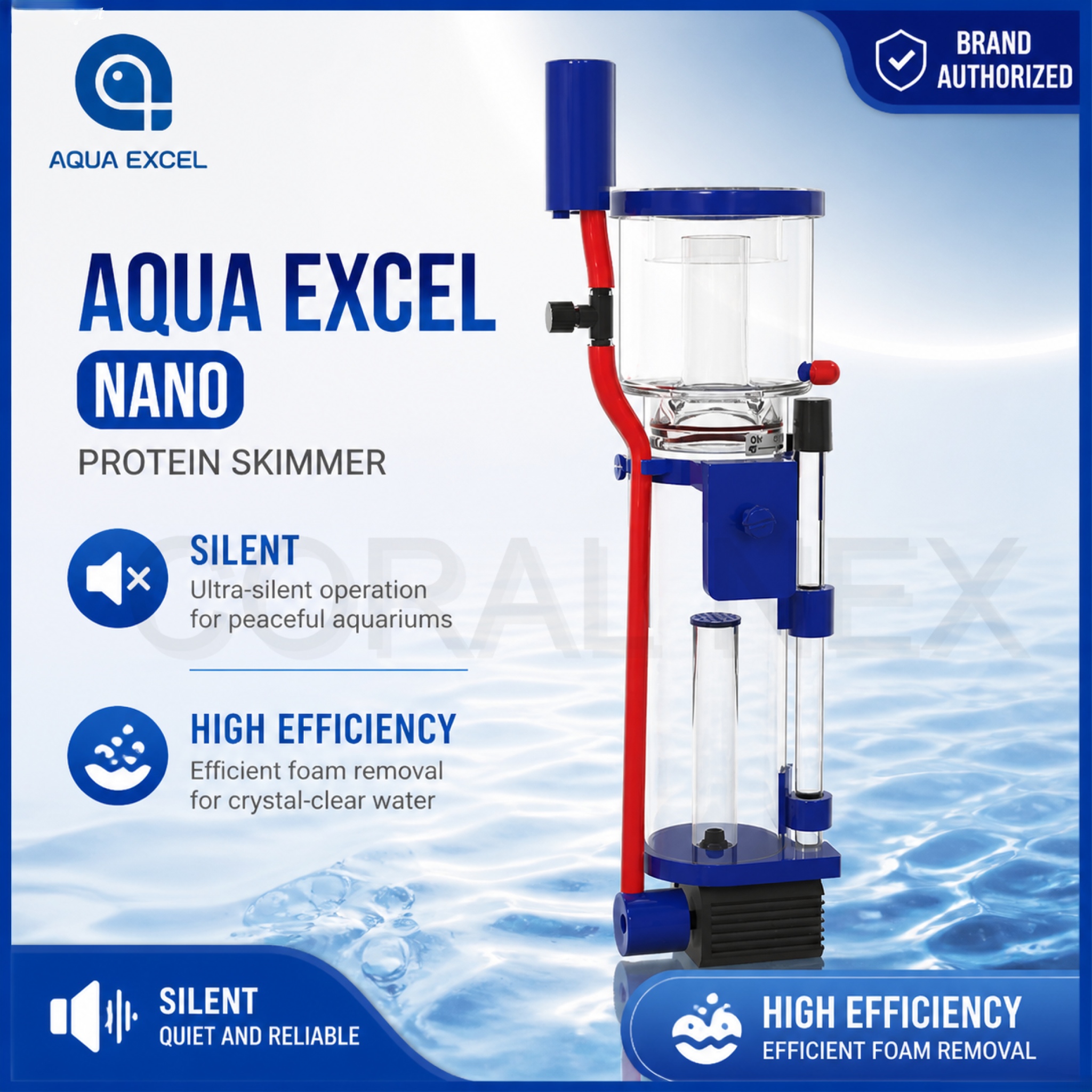 Marine Aquarium Live Sand - Aqua Excel AE-NANO40/50/70D DC 12V Mini