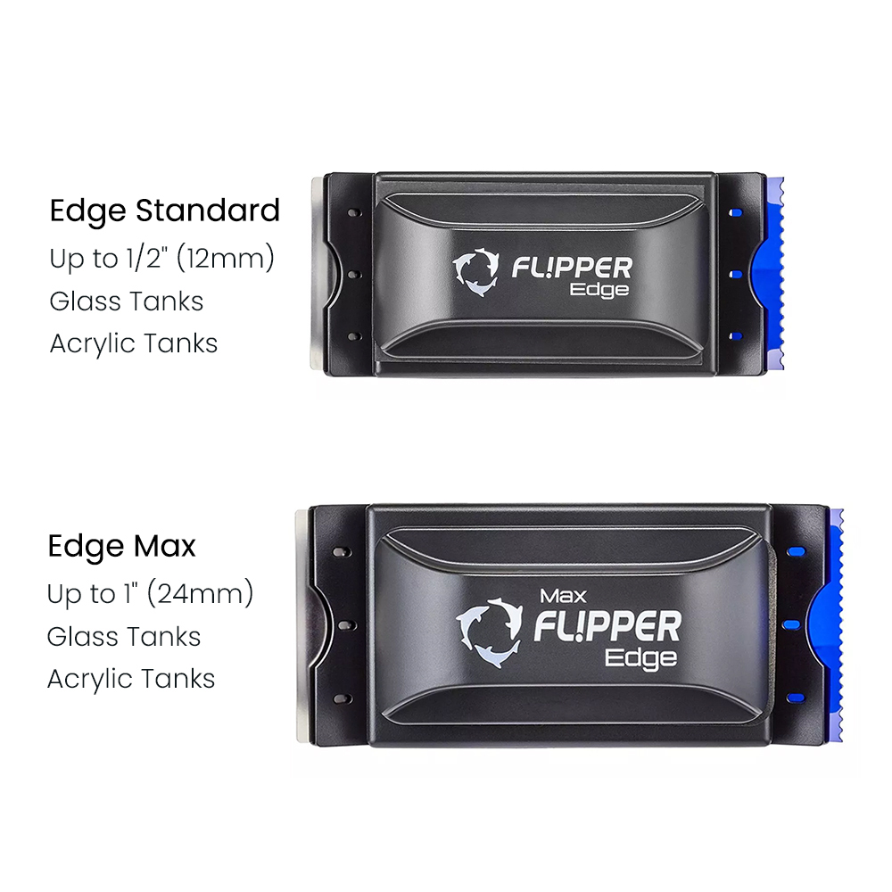 Marine Aquarium Glass Scraper - Flipper Edge Standard Max 2 in