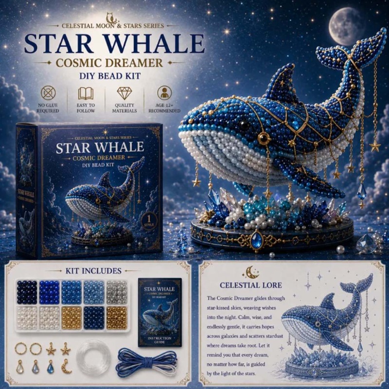 DIY Beaded Ornament Kit No Glu - Marine Aquarium Decorations 리뷰 및 가격