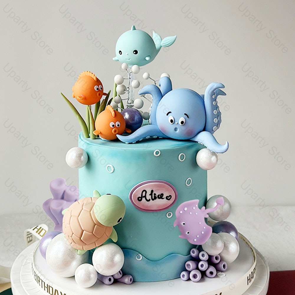 22Pcs Sea Animals Cake Toppers - Marine Aquarium Decorations 리뷰 및 가격