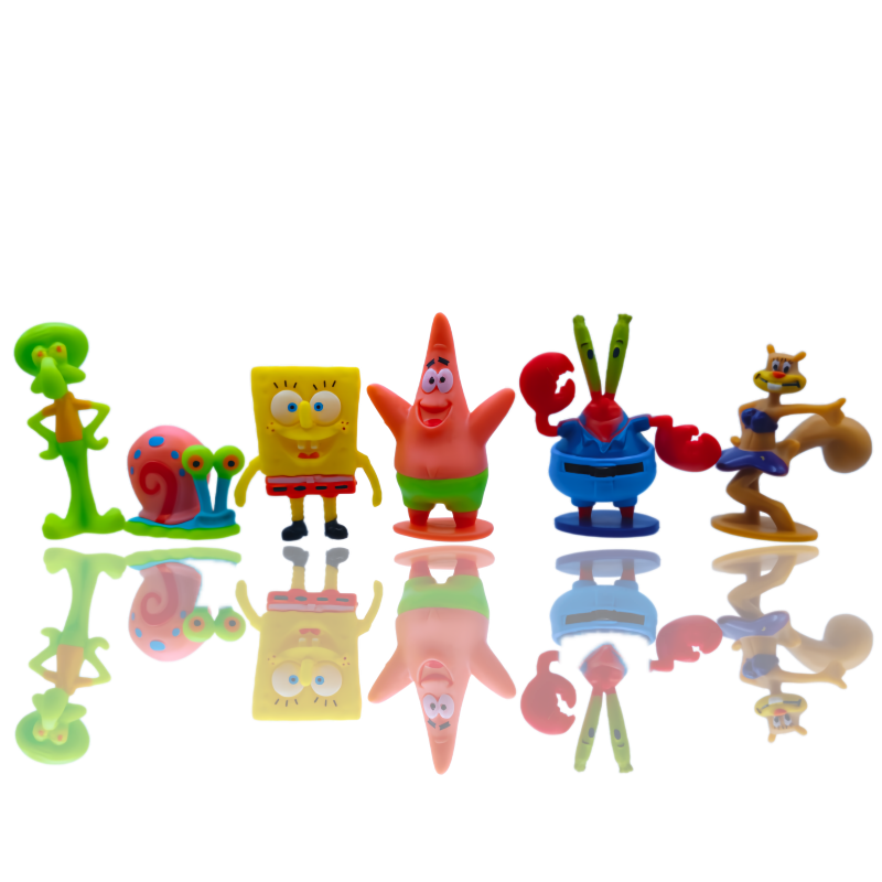6pcs SpongeBob Fish Tank Decor - Marine Aquarium Decorations 리뷰 및 가격