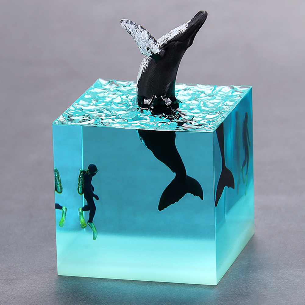 Micro Landscape Whale Diver Mo - Marine Aquarium Decorations 리뷰 및 가격