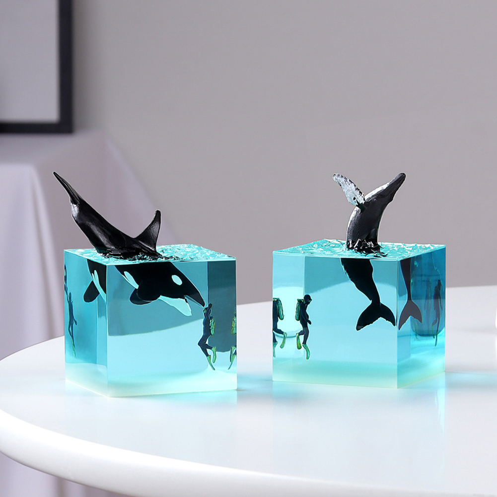 Micro Landscape Whale Diver Mo - Marine Aquarium Decorations 리뷰 및 가격