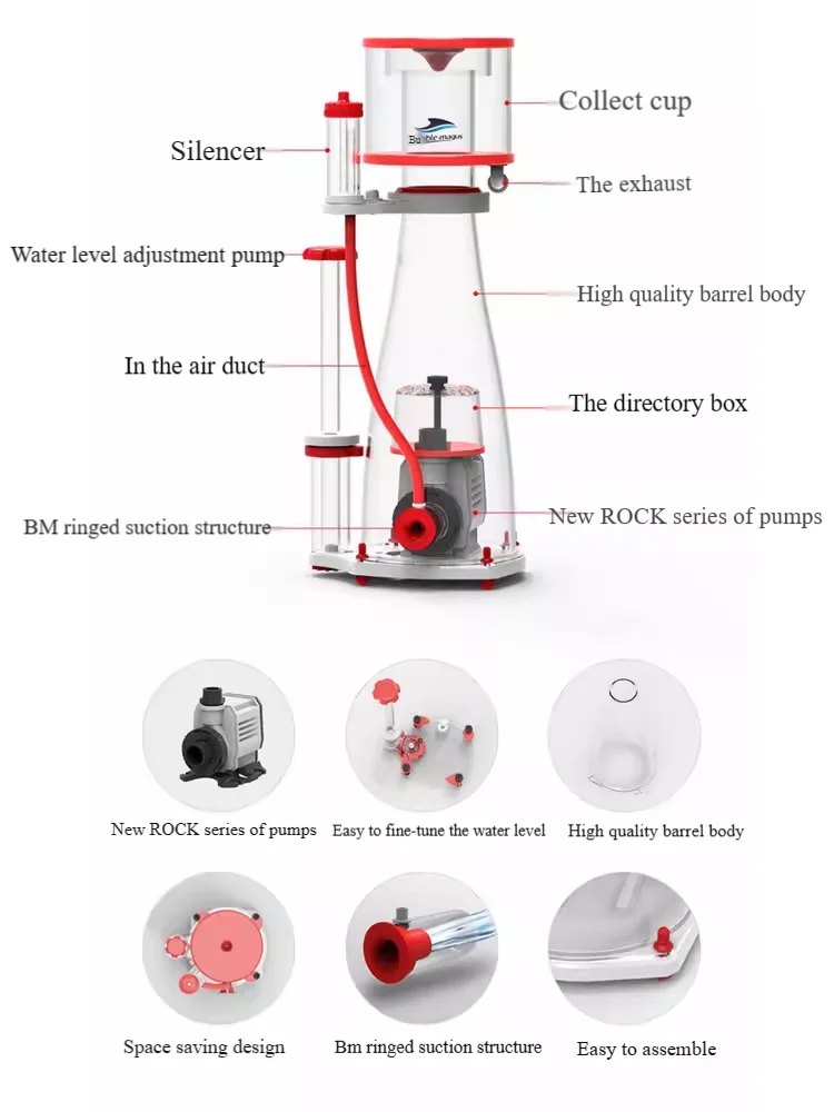220-240V 50Hz Bubble Magus Cur - Marine Aquarium Protein Skimmer 리뷰 및 가격