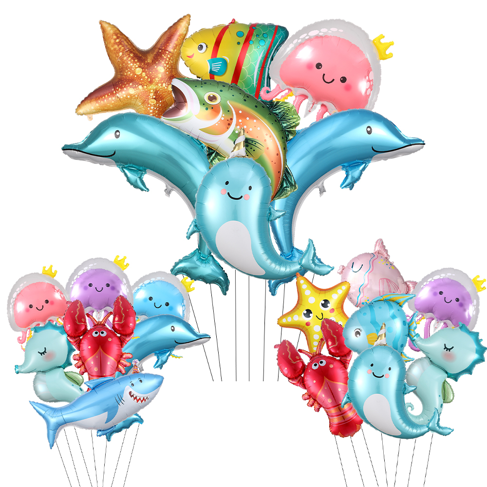 Ocean Animal Balloon Set Dolph - Marine Aquarium Decorations 리뷰 및 가격