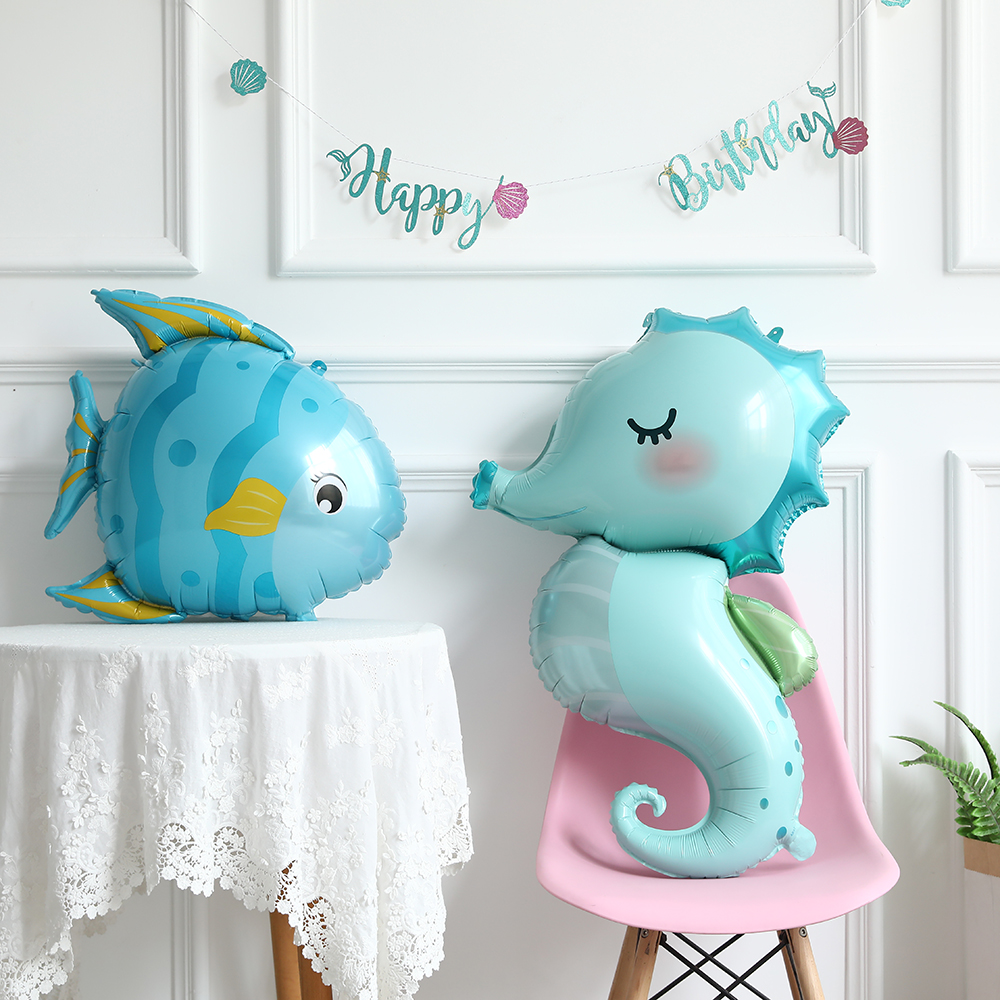 Ocean Animal Balloon Set Dolph - Marine Aquarium Decorations 리뷰 및 가격