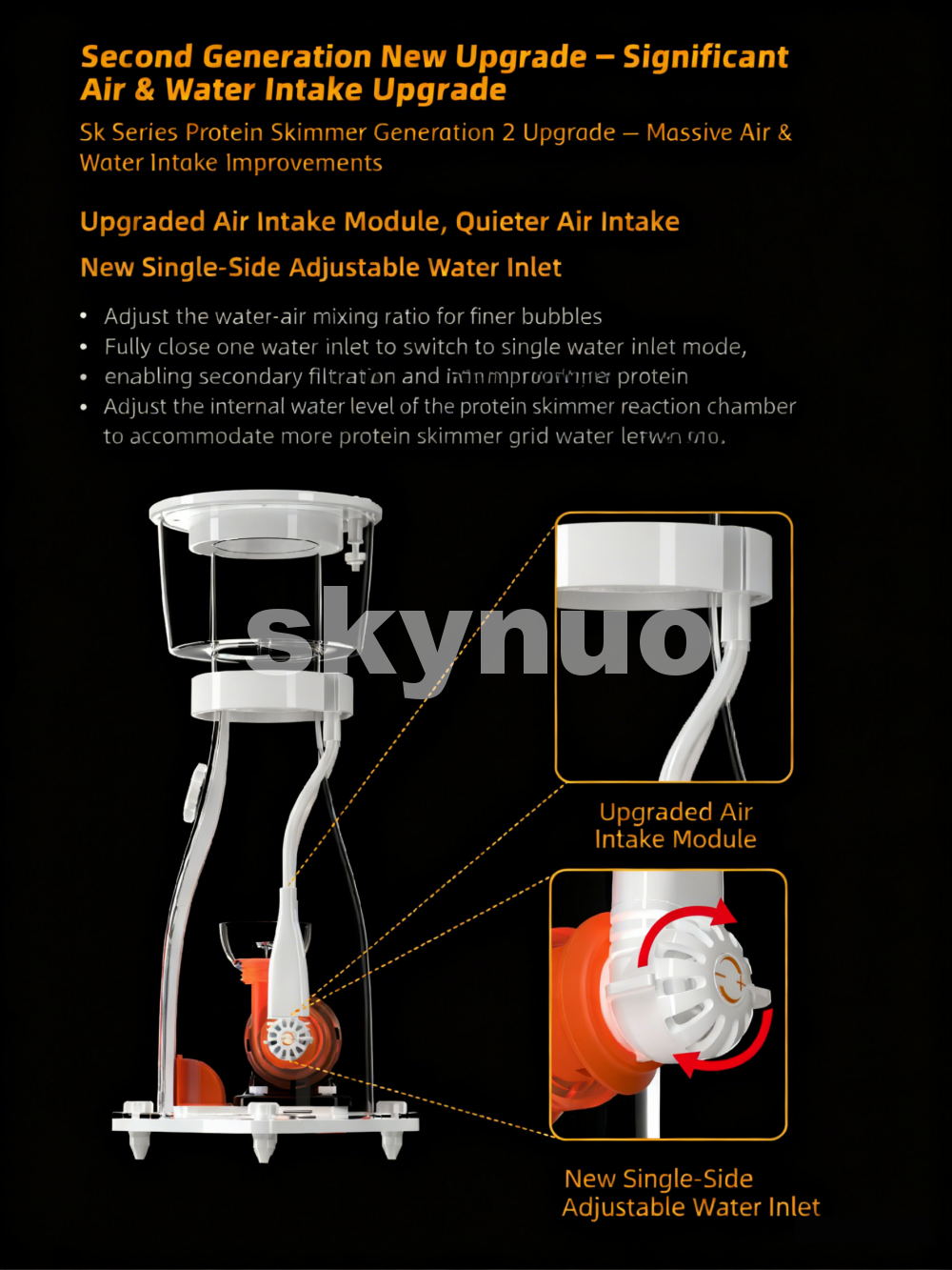 2026 New MJ-SK2200/2400/2600/2 - Marine Aquarium Protein Skimmer 리뷰 및 가격