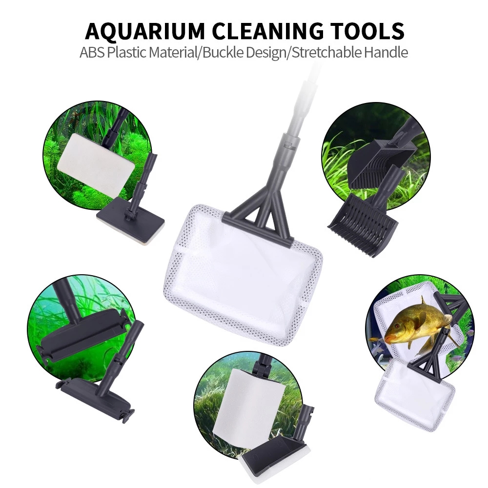 6 in 1 Aquarium Cleaning Tools - Marine Aquarium Glass Scraper 리뷰 및 가격