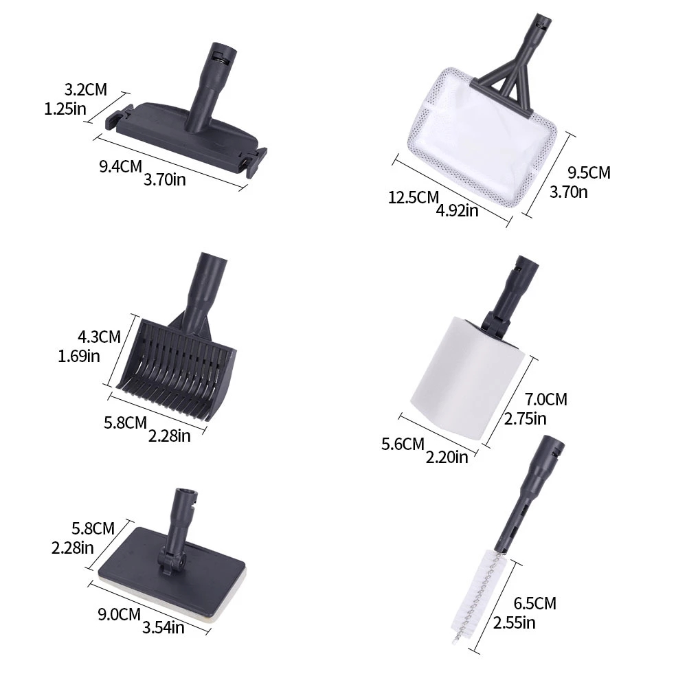 6 in 1 Aquarium Cleaning Tools - Marine Aquarium Glass Scraper 리뷰 및 가격