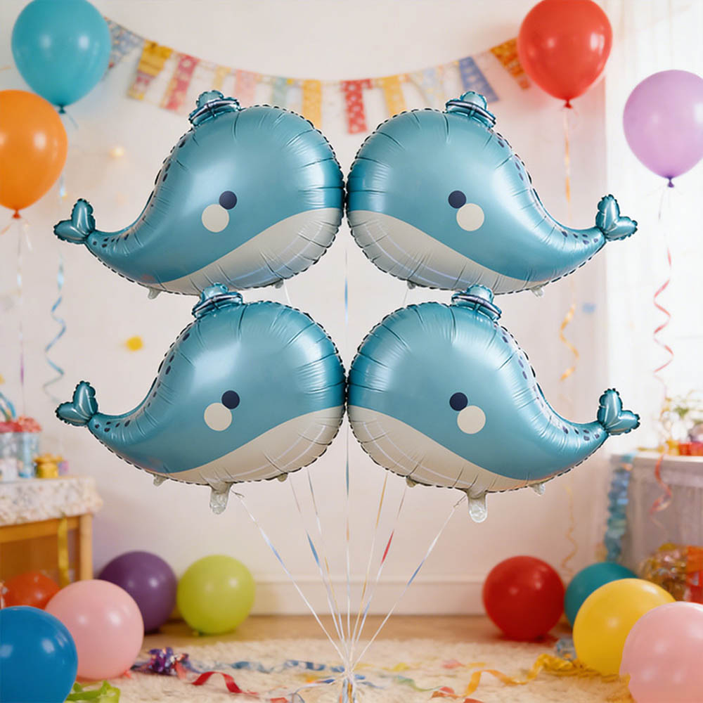 5pcs Cartoon Whale Foil Balloo - Marine Aquarium Decorations 리뷰 및 가격