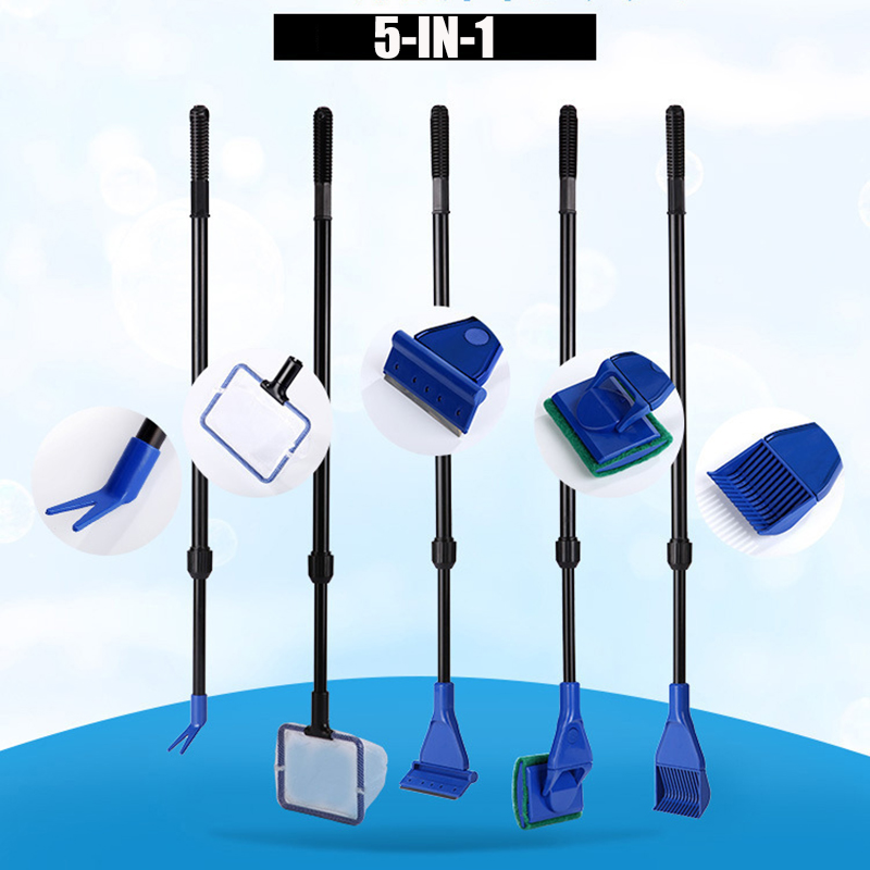 6-IN-1 Aquarium Cleaning Tools - Marine Aquarium Glass Scraper 리뷰 및 가격