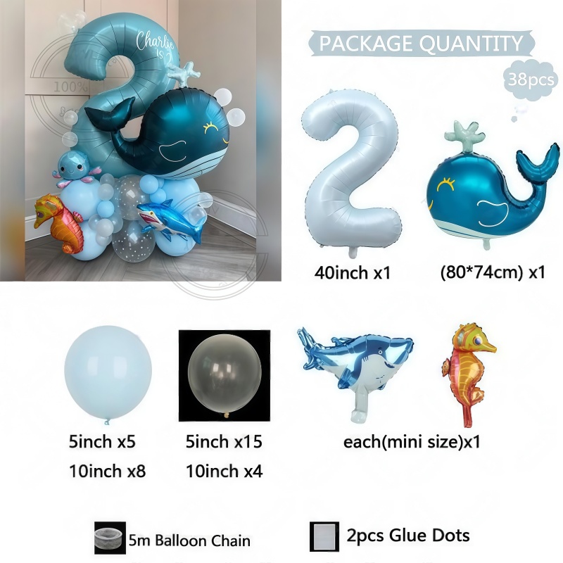 38Pcs Ocean Animal Themed Birt - Marine Aquarium Decorations 리뷰 및 가격