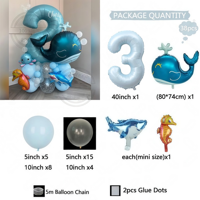 38Pcs Ocean Animal Themed Birt - Marine Aquarium Decorations 리뷰 및 가격